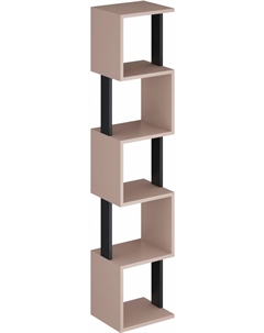 Стеллаж СН-5-Капучино-Черный Макс стайл