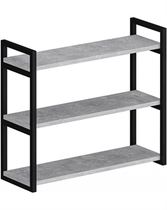 Полка настенная Пн700-3-Темный Бетон Макс стайл