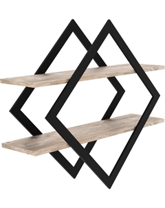 Полка настенная-ПнР-500-2-Дуб Юкон Макс стайл