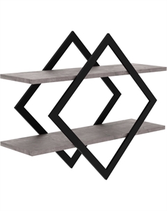 Полка настенная-ПнР-400-2-Оникс Макс стайл