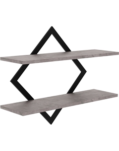 Полка настенная-ПнР-400-2-1-Оникс Макс стайл