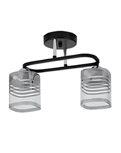 Светильник подвесной (М) 2x60Вт Е27 черн НПБ 02-2x60-101 70209/2 Aitin-pro