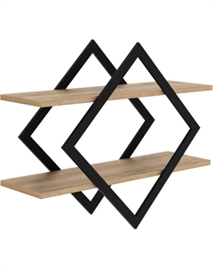 Полка настенная-ПнР-400-2-Дуб Кантри Макс стайл