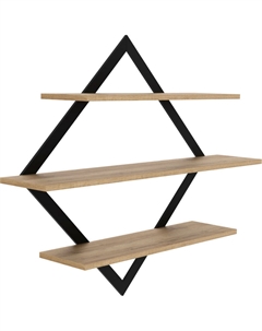 Полка настенная-ПнР-600-3-1-Дуб Кантри Макс стайл