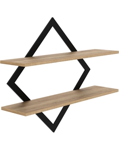 Полка настенная-ПнР-500-2-1-Дуб Кантри Макс стайл