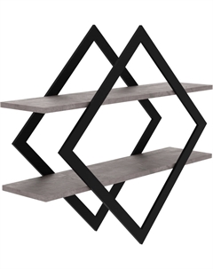 Полка настенная-ПнР-500-2-Оникс Макс стайл