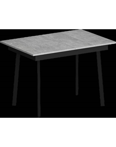 Стол раздвижной с вкладкой СтОР-1050-Темный Бетон Макс стайл