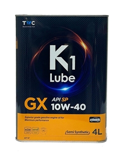 Масло моторное GX SP 10W-40_4L_T ( метал) K1 lube