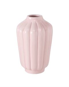 Ваза керамическая 10х18см розовый 2008123 No brand