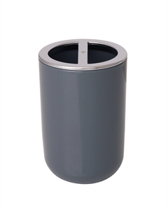 Стаканчик для зубных щеток ALBA GREY пластик SIBO арт.SI35231 Sibo