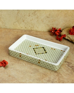 Мыльница "LIVORNO GREEN" SIBO арт.SI11189 Sibo