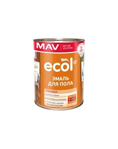 Эмаль ПФ-266 светло-коричневая для пола 1л (0,9кг) Ecol