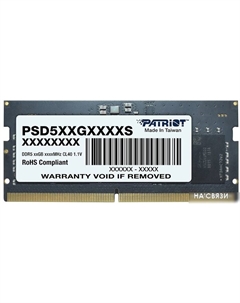 Оперативная память Signature Line 16ГБ DDR5 5600 МГц PSD516G560081S Patriot