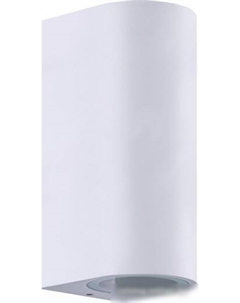 Уличный накладной светильник НБУ RONDO-2хGU10-WH 4690612044712 In home