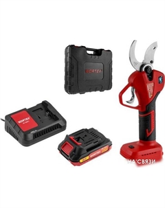 Секатор CBS 2535-1 1329489 (с 1-им АКБ, кейс) Wortex