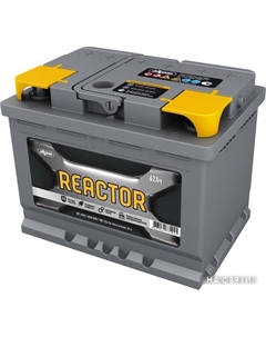 Автомобильный аккумулятор Reactor 6СТ-62e (62 А·ч) Akom