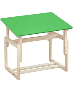 Детский стол Детский регулируемый (зеленый/лак) Элегия
