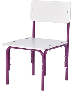 Детский стул Мой малыш 0002742.30 (белый/фиолетовый) Фея