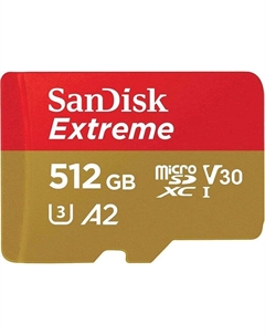 Карта памяти Extreme microSDXC SDSQXAV-512G-GN6MN 512GB Sandisk