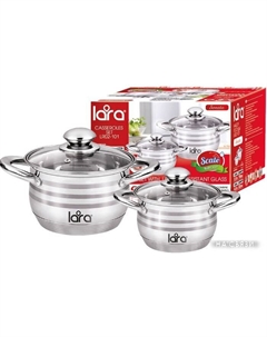 Набор кастрюль LR02-101 Lara
