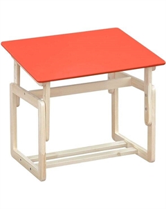 Детский стол Детский регулируемый (красный/лак) Элегия