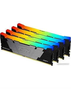 Оперативная память FURY Renegade RGB 4x16ГБ DDR4 3600 МГц KF436C16RB12AK4/64 Kingston