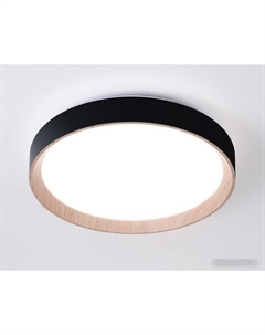 Светильник-тарелка Ambrella FZ1324 (черный/светлое дерево) Ambrella light