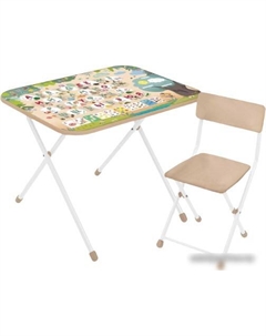Детский стол NK-75A/1 Алфавит Ника