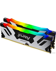 Оперативная память FURY Renegade RGB 2x16ГБ DDR5 6400МГц KF564C32RSAK2-32 Kingston
