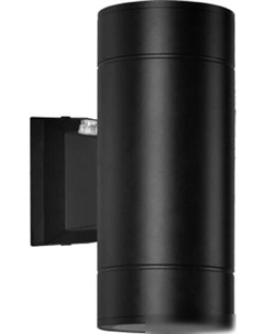 Уличный настенный светильник НБУ Цилиндр-PC-2xGX53-BL In home