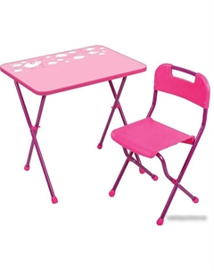 Складной стол Алина КА2 (розовый) Ника