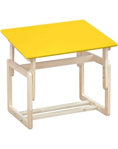 Детский стол Детский регулируемый (желтый/лак) Элегия