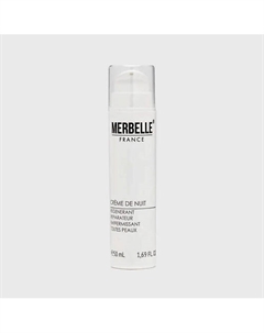 Ночной крем для лица против морщин и отеков для укрепления овала лица 50 Merbelle