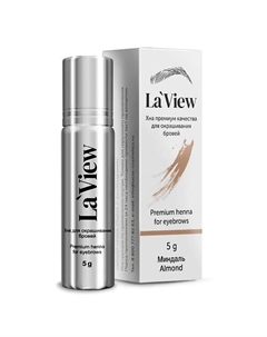 Хна для окрашивания бровей и ресниц Laview