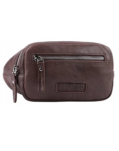 Сумка поясная кожаная Franchesco mariscotti