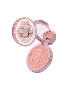 Компактные румяна Midsummer Fairytales Velvet Embossed Blush Flower knows