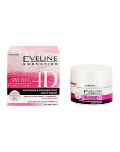 Крем для лица WHITE PRESTIGE 4D ночной осветляюще-регенерирующий 50 Eveline