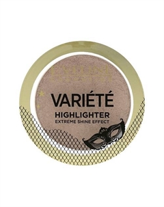 Хайлайтер для лица прессованный VARIETE EXTREME SHINE EFFECT 27 Eveline