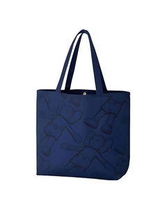 Сумка KAWS Collaboration Cotton Tote Bag Regular Unisex Dark Blue Uniqlo