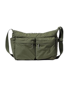 Сумка Polyamide Laptop Bag, Shoulder Bag Regular Unisex Army Green Uniqlo