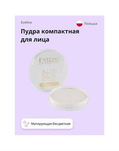 Пудра компактная для лица ALL DAY IDEAL STAY Eveline