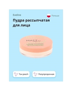 Пудра рассыпчатая для лица MATT MY DAY Eveline