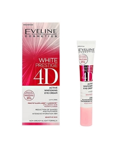 Крем для кожи вокруг глаз WHITE PRESTIGE 4D осветляющий 20 Eveline