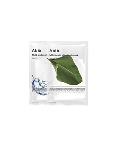 Тканевые маски Mild Acidic pH Sheet Mask: Aqua Fit & Heartleaf Fit 30 Abib