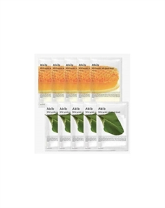 Тканевые маски Mild Acidic pH Sheet Mask: Heartleaf Fit + Honey Fit 30 Abib