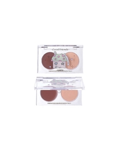 Двухцветные румяна Good Friends Club Dual-Color Blush Flortte