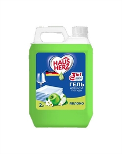 Средство для мытья посуды Яблоко 2000 Hausherz