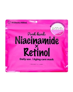 Posh Kosh Антивозрастная маски для лица Ниацинамид + Ретинол 478 Japan gals