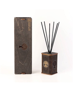 ДИФФУЗОР АРОМАТИЧЕСКИЙ - аромат Пачули и Дерево. В кейсе из дерева 100 Дико