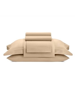 Постельное белье Vip из Oднотонного Сатина 2 Сп. 200x220 Бежевый Arya home collection